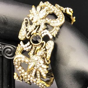 Heidi Daus Mystical Madness Dragon Bangle FLAWLESS